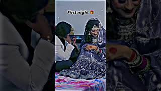 First night kiss time love saadi dulhanwahijopiyamanbhaye weddingcelebration [upl. by Ettelrahc]