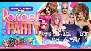 Jasmine Kennedie Lady Camden amp Daya Betty Roscoes RPDR Season 14 Viewing Party with Batty amp Naysha [upl. by Yortal]