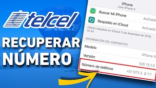 Cómo RECUPERAR Mi NÚMERO De TELCEL 2024  Guía Completa [upl. by Sirois606]