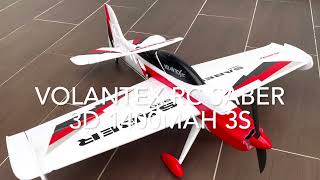 Volantex RC Saber 3D plane 3s 1500mah 920mm wing span [upl. by Kurtis]