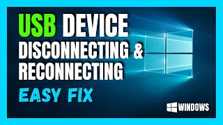 Fix USB Devices Keeps Connecting amp Disconnecting on Windows PC [upl. by Attej]