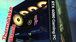 GamingParadies 4500€ Euro Euro Thermaltake HighEnd PC Build 2024 [upl. by Bautram]