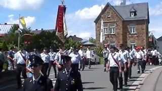 150 Jahre Freiwillige Feuerwehr Schwürbitz Festumzug [upl. by Valoniah936]