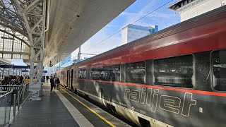 2024 11 05 072940 FHD RJ544 OS 3537 VIELZSZSBWien Hbf – Salzburg [upl. by Yemiaj]