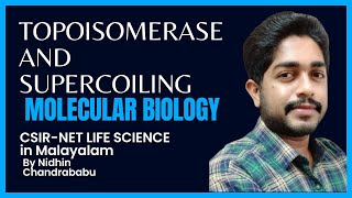 TOPOISOMERASE AND SUPERCOILING  MOLECULAR BIOLOGY  CSIR NET LIFE SCIENCE in Malayalam [upl. by Sharp]