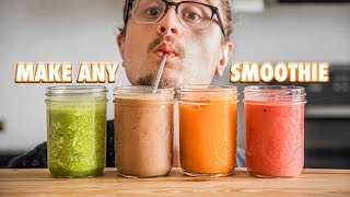 The Easy Guide On Making Just About Any Smoothie [upl. by Mad]