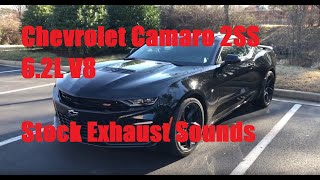 2019 Chevrolet Camaro SS 2SS 455hp Stock Exhaust Sounds Startup Idle Rev Drive [upl. by Nyladam]