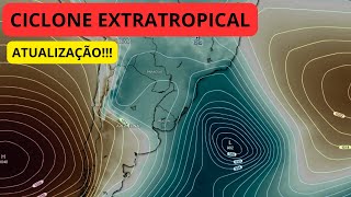 ATUALIZAÇÃO Ciclone Extratropical [upl. by Ainala]