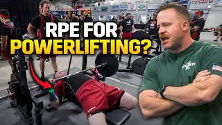 The Problem With RPE For Powerlifters [upl. by Dyna10]