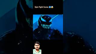 Epic fight scene 🥶😱  venom Vs riot fight venom marvel viralshorts [upl. by Enitsirc]