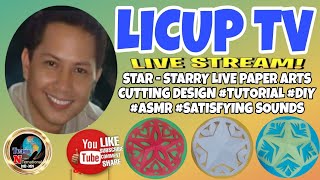 155th LETS MAKE PAPER STAR CUTTING ARTS quotSTARRY LIVE quot TUTORIAL DYI ASMR SATISFYING SOUNDS [upl. by Canter]