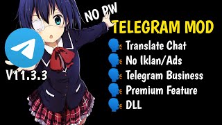 Telegram Mod Premium Apk Terbaru 2024 V1133 Dan Bermain Mobile Legends [upl. by Gustavo724]