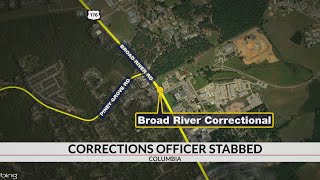 Officer attacked stabbed by inmates at Broad River Correctional Institute [upl. by Capello]