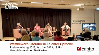 Preisverleihung „Literatur in Leichter Sprache“  Capito UT [upl. by Kravits]