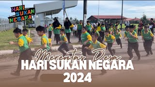 HARI SUKAN NEGARA  Merentas Desa 2024 [upl. by Barcus]