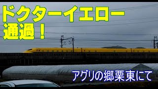 20190211 ドクターイエロー通過 アグリの郷栗東 [upl. by Sally]