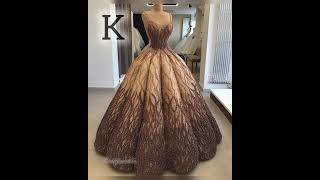 Wow😱😱 beautiful princess gown 😍short trending dress [upl. by Dukey]