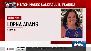 Christine Karstens interview with Lorna Adams on Hurricane Milton Part 2 [upl. by Hawger765]