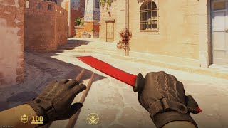 Ursus Knife  Crimson Web Battlescarred in CS2 look insane  Source 2  Counter strike 2 [upl. by Hammel339]