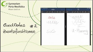 GoodNotes in der Schule  Tutorial  2 Zusatzfunktionen [upl. by Atelahs]