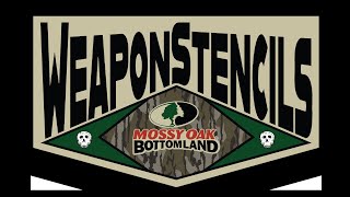 How To Use Our Mossy Oak Bottomlands Stencils [upl. by Bortman]