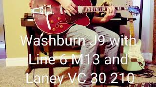 Washburn J9 with Laney VC30 210 and Line 6 M13 [upl. by Norvell]