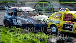 Incar with 69 Reece WelchFryMendips raceway junior rods season openerAll races 17324 [upl. by Saffian]