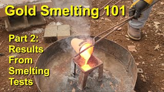 Gold smelting 101 Part 2 Gold Smelting Techniques Flux amp Collector Metal for Maximum Recovery [upl. by Gombosi461]