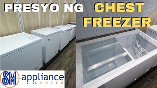 PRESYO NG CHEST FREEZER sa SM City Pampanga [upl. by Nileve]