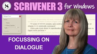 Scrivener 3 for Windows Dialogue Focus [upl. by Lorrac]