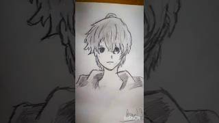 Anime Boy drawingEdit art animedrawing short viral [upl. by Keisling]