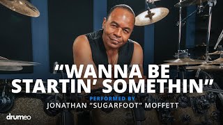 Michael Jacksons Drummer Jonathan Moffett Performs quotWanna Be Startin Somethinquot [upl. by Avot]