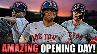 RED SOX CRUSH OPENING DAY FULL HIGHLIGHTS amp REACTION [upl. by Fidellia]