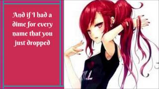 Nightcore Take A Hint Lyrics [upl. by Menendez]