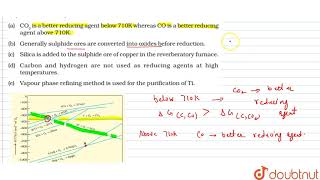 Explain the following a CO2 is a better reducing agent below 710 K whereas CO is a better [upl. by Gilbertson165]