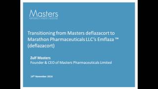 Webinar Deflazacort Access Navigating Potential Changes to Your Prescription  November 2016 [upl. by Liggitt]