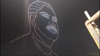 SRI SRI Thakur Anukulchandra Deoghar ashram Drone light show [upl. by Oirobil643]