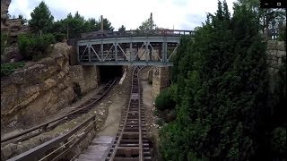 Big Grizzly Mountain Runaway Mine Cars On Ride POV  Hong Kong Disneyland [upl. by Ahsienad934]