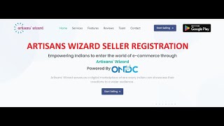 Artisans wizard ONDC Artisans wizard Seller Registration [upl. by Swartz]