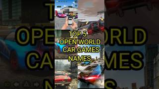 Top 5 Open World Car Games ExploreDriveRepeat [upl. by Janette]