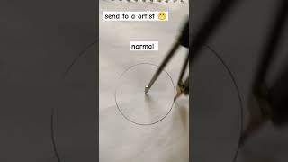 draw a circle art drawing artist sketch tutorial [upl. by Anai882]