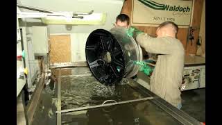 Dipping Carbon Fiber Wheels Hydrographic process [upl. by Dee Dee]