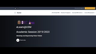 How to Upload Resources document video audio  on ElearnUSM A Step by Step Guideline [upl. by Nilrev]