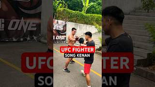 SONG KENAN UFC FIGHTER FROM CHINA PRACTICE SWITCH OF STANCE FOR MMA 🔄 [upl. by Enrique54]