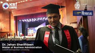 DrJehan Sheriffdeen MBA graduate from Cardiff Metropolitan UniversityUK shared his experience [upl. by Kendry481]