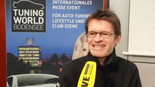 Messechef Klaus Wellmann zur Tuning World Bodensee 2014 in Friedrichshafen [upl. by Murdock74]