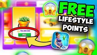 How To Get LIFESTYLE POINTS For FREE in The Sims Freeplay New Glitch [upl. by Tempest]