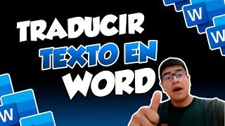 como TRADUCIR TEXTOS en WORD de ESPAÑOL a INGLES [upl. by Shuler]