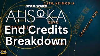 Ahsoka End Credits Music Breakdown [upl. by Odirfliw888]