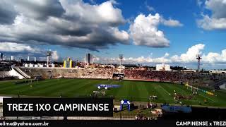 TREZE 3x0 CAMPINENSE AO VIVO  PARAIBANO 2024 [upl. by Ecnarret]